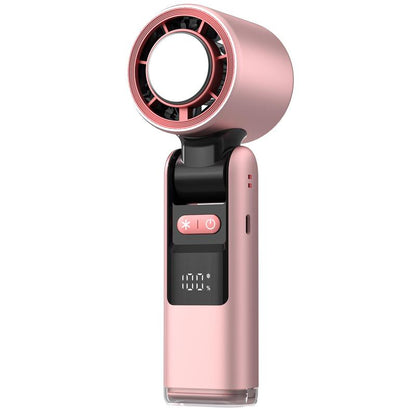 Portable Handheld Fan, 100-Speed Semiconductor Refrigeration Fan, High-Speed Folding Mini Portable Fan for Cooling & Ice Application
