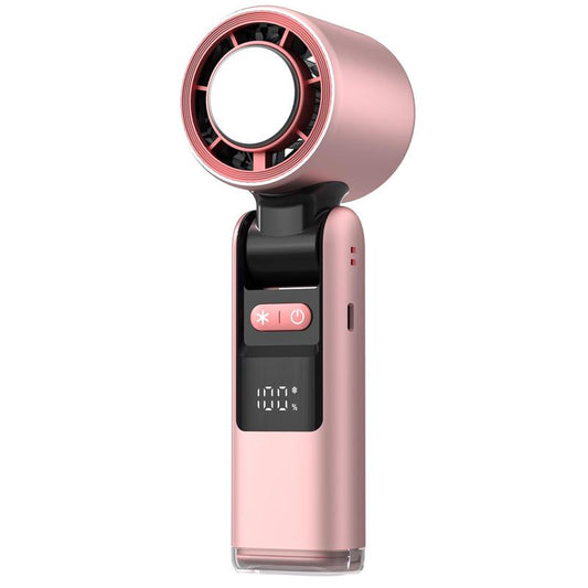 Portable Handheld Fan, 100-Speed Semiconductor Refrigeration Fan, High-Speed Folding Mini Portable Fan for Cooling & Ice Application